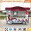 New design mobile food carts for coffee for donuts for sale