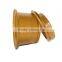5.00-10 Jiujiu 4pcs forklift steel wheel without disc