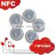 30mm NTAG 213 nfc stickers pvc tag