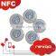 Factory Price PET Ntag213 Ntag216 Roll Blank nfc sticker price