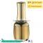 15ml Golden Cylindrical Nail Polish Bottle