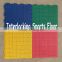 Rubber badminton sports floor mat