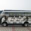 Elegant 4 wheel city 11 passenger shuttle bus electric utility vehicle