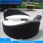 China Yin Yang Furniture Rattan Lounge Chair In S Shape Sofa Bed CF726