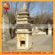 japanese stone buddhist pagoda lantern in garden for decoration