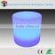 Reachargeable plastic lighting round stool with color change