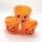 Plastic halloween pumpkin props led light up halloween buckets