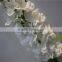 artificial flowers wholesale white fabric violet decoration