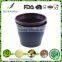 No pollution China manufacturer bamboo fiber garden decoration flower pot planter