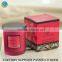 Flamless luxury soy scented candles glass jars