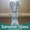 Geometric glass terrarium,glass vase,tall clear glass vase