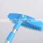 snow brush with ice scraper Two section telescopic aluminum handle
