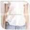 2016 S/S women chiffom white t-shirt white tee