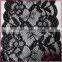 decorative black tricot stretchable lace trim for dress,tops and lingerie or bra