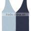 New Style Blouses Neck Ladies Ribbed Tank Top Designs hst2133