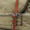 Unisex,Vintage Casual Cotton Canvas Leather Haversack Messenger Bag Courier Bag Haversack, Bookbag ,Shoulder Bag For Men & Women