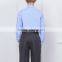 British style 2017 spring school boys shirt long sleeved cotton plaid shirt