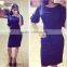 MGOO 2015 Express Fast Selling Office A Line Dress Knee Length Women Clothing Fashion OL Dresses Stocklots