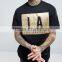 China Factory OEM Service Short Sleeve Cotton Front Gold Printing t Shirts