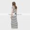 ladies stripe dress shortsleeve maxi dress