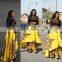 Walson 2017 New Trend Floral African Print Party Wear Bubble Women Long Skirt With Kurti