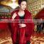 Sunshine soul cape in fleece fabric with faux fur collar women's winter coat