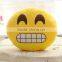 32cm Emoji Smiley Emoticon Yellow Round Cushion Pillow Stuffed Plush Soft Toy (Sleepling)