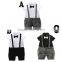 2017 new baby boy clothes gentelman cotton baby romper short sleeve