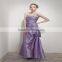 New style A-line strapless floor-length pleated taffeta beading evening dresses Bridesmaid dresses AS257