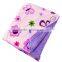 spring&autumn super soft short plush printed infant baby blanket