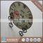 china home decor wholesale Sublimation blanks glass alarm clock wall clock