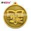 Promotional metal beautiful custom trophies and medals china