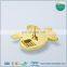 2016 Newest Custom Oval Shape Permanent Adhesive Metal Label For Handbag