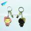 Cheap promoitonal souvenir alloy various shape custom metal keychain with logo printed