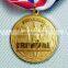 Guaranteed 100% OEM Custom Gold Metal Medal With Epoxy & Ribbon