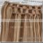 grade 6A wholesale cheap 100% human hair remy two tone clip in hair extension