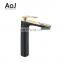 High quality chrome brass modern deck mounted single handle wash basin faucet