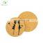 Promotional cork glass tea coaster with holder