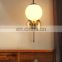 High Quality Decoration Indoor Modern Fancy Glass Ball Wall Lamp