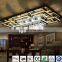 Mmodern romantic crystal ceiling LED lights for master bedroom