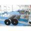 Manual knit fabric roll winding machine cloth inspection rolling measuring machine