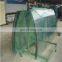 ultra clear low e  double curved tempered laminated  glass for super big size