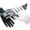 Anti Skid PU Finger Labor Protection Protective Nylon PU Coated Gloves For Non Slip Electronic