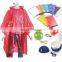 Good Quality Lightweight Waterproof  Disposable Raincoat Plastic Raincoat