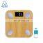 Best Sale 260x260x23.3 MM Bathroom Big LED Display Blue Tooth Scale With Aifit APP