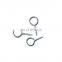 Zinc plated eye screw Close Eye hook Screw,brass plated screw eyes