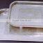 Hotelware Stainless Steel Rectangular Serving Tray With Side Handle