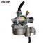 China manufacturer aluminum pull choke pz19 carburetor manual CD110 DY100 cheap carburetor price