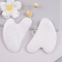 Custom Private Label Crystal Pink Rose Quartz Jade Face Gua Sha Scraper Board Of Natural Stone Guasha Face Massager