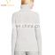Lady's Tight pullover High Neck Stamp Printed Cashmere Sweater